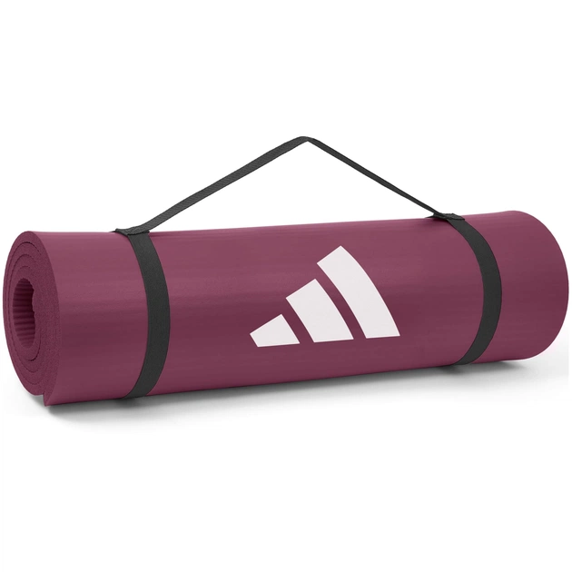 Килимок для фітнесу Adidas Fitness Mat 183 х 61 х 1 см ADMT-11015MN бордовий (885652025782) - зображення 5