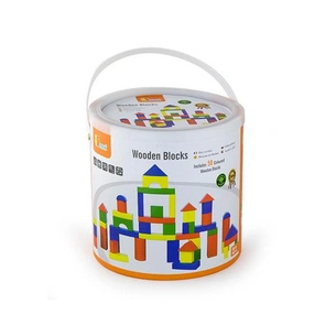 Конструктор Viga Toys Набір будівельних блоків 50 шт. (59542) зображення 1