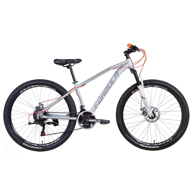 Велосипед Formula 27.5" DRAGONFLY AM DD рама-15" 2021 Silver/Orange (OPS-FR-27.5-136) - изображение 1
