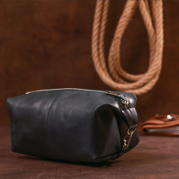 Косметичка Shvigel Вінтажна Чорна (16397) - зображення 8