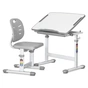 Парта зі стільцем Evo-kids Grey (Evo-06 Ergo G) - зменшене зображення 2
