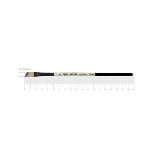 Пензлик для малювання Rosa Синтетика кутова, BREEZE 1226А, №3 (4823098535546) зображення 1