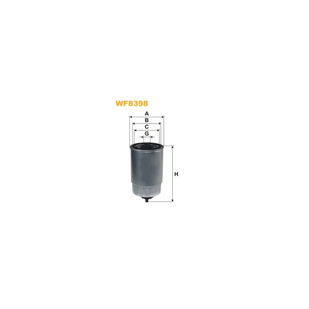 Фильтр топливный Wixfiltron WF8398 - изображение 1