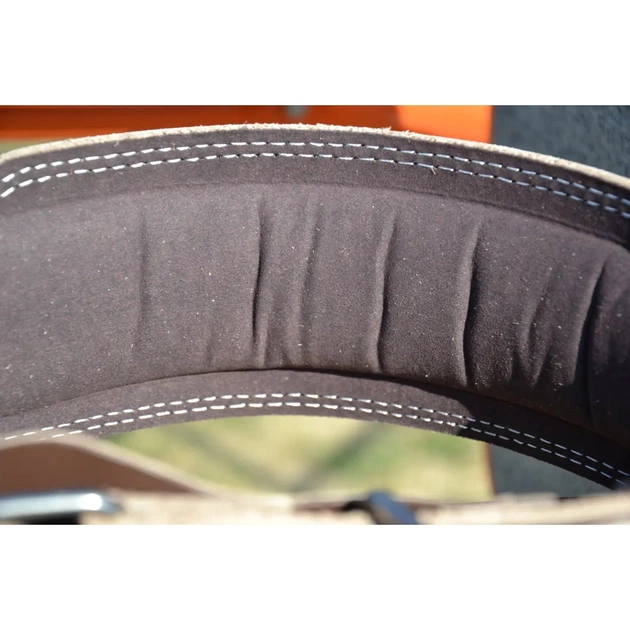 Атлетичний пояс MadMax MFB-246 Full leather шкіряний Chocolate Brown S (MFB-246_S) - picture 10