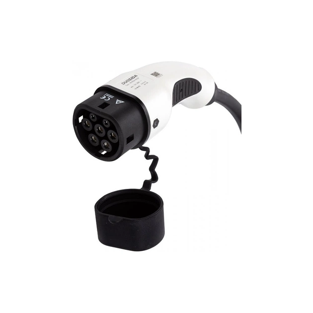 Зарядний кабель для електромобіля Duosida Type 2 - Type 2, 32A, 7.2kW, 1-фазный, 5м (EV200146) - picture 3