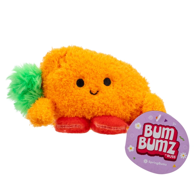 М'яка іграшка BumBumz SpringBumz Морква Карсон, 11 см (RBBZ00611) - зображення 1