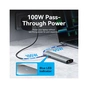 Концентратор VENTION USB-C 7-in-1 USB-C PD + USB 3.2 + USB 3.0 + USB 2.0 + RJ45 + SD/TF + HDMI 0.15m (TGUHB) - зменшене зображення 7
