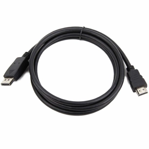 Кабель мультимедійний Display Port to HDMI 1.0m Cablexpert (CC-DP-HDMI-1M) зображення 1