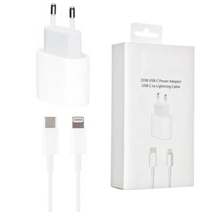 Зарядний пристрій 20Вт USB-C Power Adapter (S17199) + кабель Lightning зображення 1