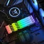 Модуль пам'яті для комп'ютера DDR4 16GB (2x8GB) 3200 MHz Toughram Black RGB ThermalTake (R009D408GX2-3200C16A) - зменшене зображення 2