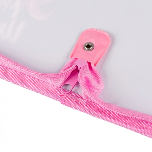 Папка для зошитів Yes пластикова на блискавці Glamour синя В5 (492206) - picture 3