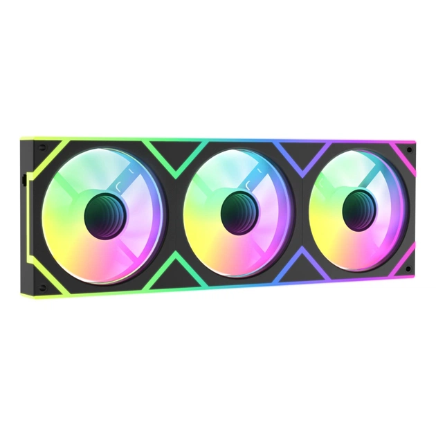 Кулер до корпусу OCYPUS GAMMA F36 ARGB REVERSE BLADE (GAMMA-F36-BK3AM001-GL) - зображення 1