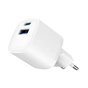 Зарядний пристрій Gembird 1xUSB-C PD20W + 1xUSB QC3.0 white (TA-UC-PDQC20-W-01) - зменшене зображення 4