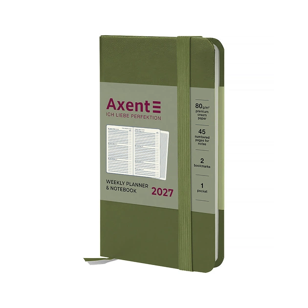 Еженедельник Axent 2027 Pocket Strong, 90х150, khaki (8508-27-65-A) - изображение 1