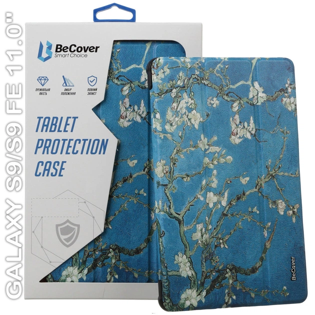 Чехол для планшета BeCover Smart Case Samsung Tab S9 (SM-X710/SM-X716)/S9 FE (SM-X510/SM-X516B) 11.0" Spring (710423) - изображение 1