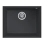 Мийка кухонна Elleci Q 105 under top nero 40 - зменшене зображення 1