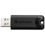 USB флеш накопичувач Verbatim 16GB PinStripe Black USB 3.2 (49316) - зменшене зображення 2