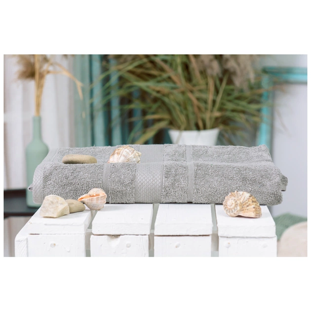 Рушник MirSon банний 5012 SoftNess Smoky 40x70 см (2200003181623) - зображення 1
