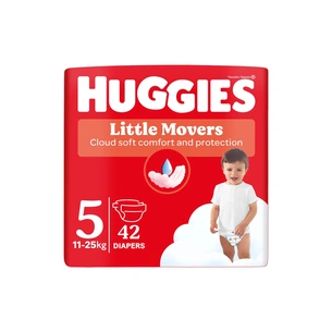 Підгузки Huggies Little Movers 5 (11-25 кг) Jumbo 42 шт (5029053567884_5029053567594) зображення 1