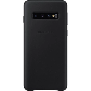 Чохол-накладка Samsung Leather Cover для Samsung Galaxy S10 SM-G973 Black (EF-VG973LBEGRU) зображення 1