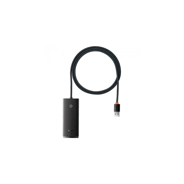 Концентратор Baseus USB 3.0 to 4xUSB 3.0 1.0m black (WKQX030101) - зображення 1