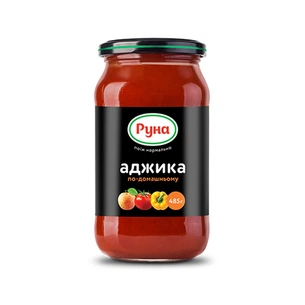 Соус Руна Аджика По-домашньому 485 г (4820015943248) зображення 1