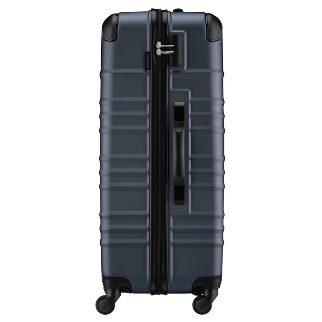 Валіза Wenger Amplar, велика, пластик, 4 колеса, синя (653141) - зображення 4