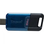USB флеш накопичувач Kingston 64GB DataTraveler 80 M USB-C 3.2 Blue/Black (DT80M/64GB) - зменшене зображення 3