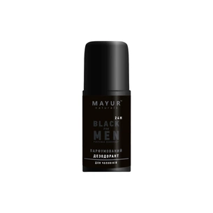 Дезодорант Mayur Black For Men Парфюмированный для мужчин 50 мл (4820230954982) изображение 1