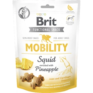 Ласощі для собак Brit Care Mobility кальмар з ананасом 150 г (8595602539932) зображення 1
