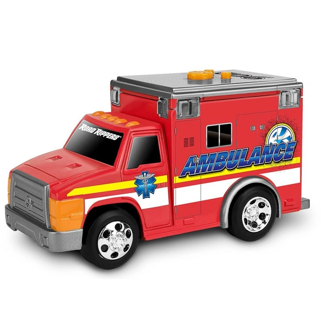 Спецтехніка Toy State Road Rippers Швидка допомога зі св. і звуком, 13см (34519) - изображение 1