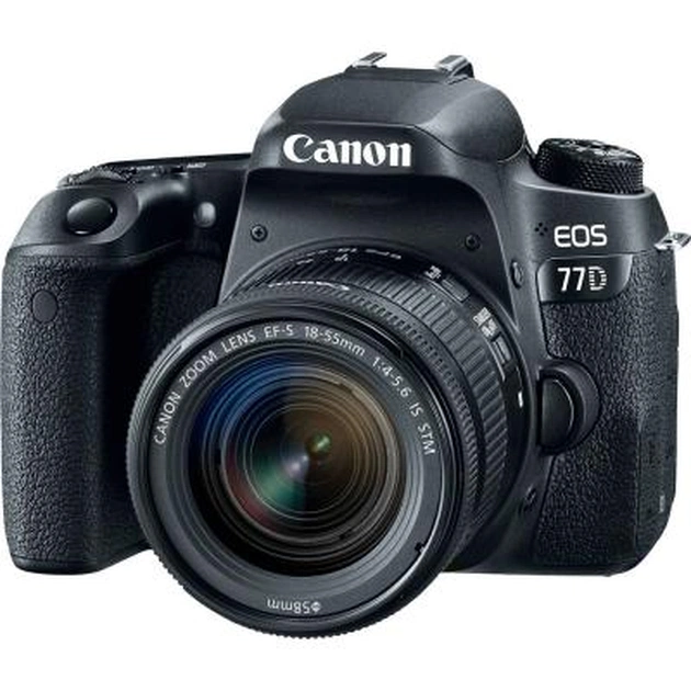 Цифровий фотоапарат Canon EOS 77D 18-55 IS STM Kit (1892C022AA) - изображение 1