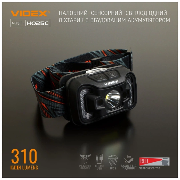 Ліхтар Videx 310Lm 5000K (VLF-H025C) - picture 3