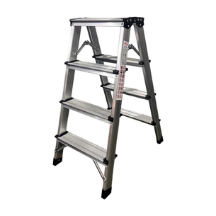 Драбина GTM 4сх. верхня сходинка 0,78м, двостороння (KMH1204) зображення 1