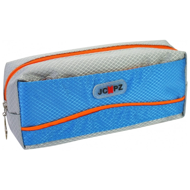 Пенал Cool For School 2 відділення блакитно/сірий (J-2378-blue) - зображення 1