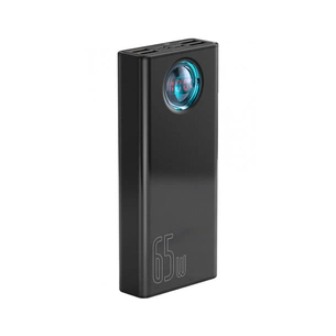 Батарея універсальна Baseus Amblight 30000mAh PD3.0/65W, QC3.0, Type-C, 4*USB (PPLG000101) зображення 1