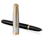 Ручка пір'яна Parker PARKER 51 Premium Black GT  FP F (56 111) - зменшене зображення 3