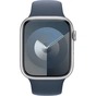 Ремінець до смарт-годинника Apple 45mm Storm Blue Sport Band - S/M (MT3Q3ZM/A) - зменшене зображення 4