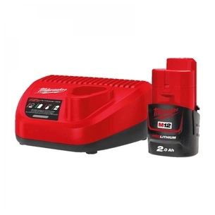 Набір акумулятор + зарядний пристрій Milwaukee Li-Ion M12 NRG-201 ЗП + 1x2Ah (4933451900) зображення 1