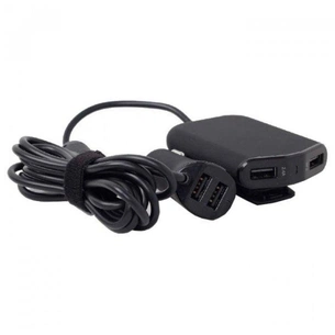 Зарядний пристрій EnerGenie car 4xUSB 9.6 А (EG-4U-CAR-01) зображення 1