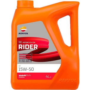 Моторна олива REPSOL RIDER 4T 15W-50 4л (RPP2130RGB) зображення 1