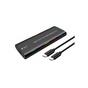 Кишеня зовнішня Dynamode M.2 SSD NVMe/SATA combo USB3.2 GEN2 Type-C aluminium black (DM-CAD-SSD10) - зменшене зображення 1