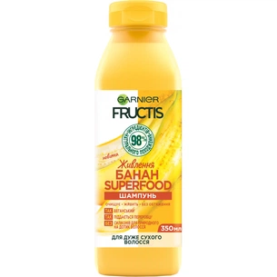Шампунь Garnier Fructis Банан суперфуд живлення 350 мл (3600542290609) зображення 1