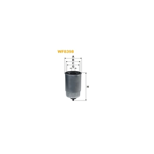 Фільтр паливний Wixfiltron WF8398 зображення 1