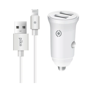 Зарядний пристрій Piko CC-312 (2USB3,1A) + Lightning cable (1283126538810) зображення 1