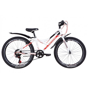 Велосипед Discovery 24" FLINT Vbr рама-13" 2021 White/Black (OPS-DIS-24-224) зображення 1