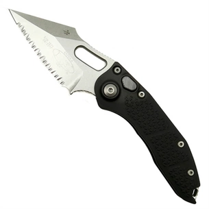 Ніж Microtech Stitch Stonewash Serrator (169-12) зображення 1