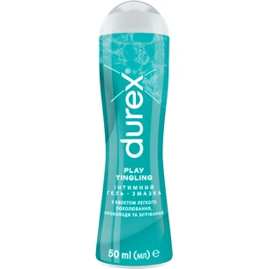 Інтимний гель-змазка Durex Play Tingling з ефектом легкого поколювання прохолоди та зігрівання (лубрикант) 50 мл (4820108005341) изображение 1