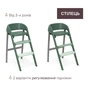 Стілець для годування Chicco 3 в 1 Crescendo Up зелений (87046.87) - зменшене зображення 4