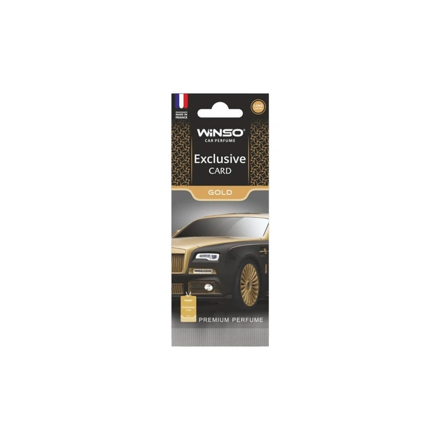 Ароматизатор для автомобіля WINSO Card Exclusive Gold (533130) - зображення 1